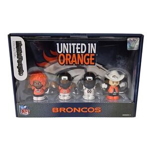 Fisher-Price Little People Collector NFL Denver Broncos Figure Set HNJ41‎ New